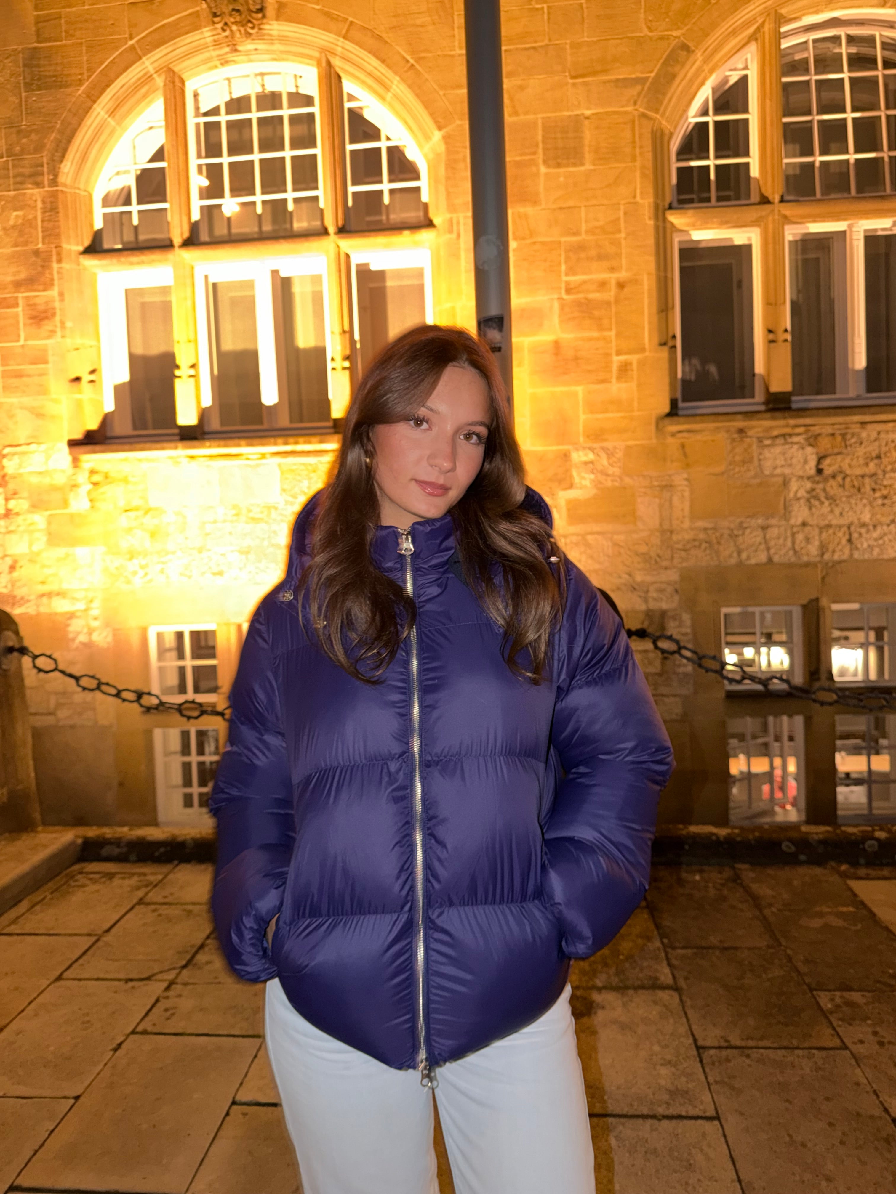 Bella Léa Premium Pufferjacke - navyblau