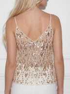 Léa embellished top - cream