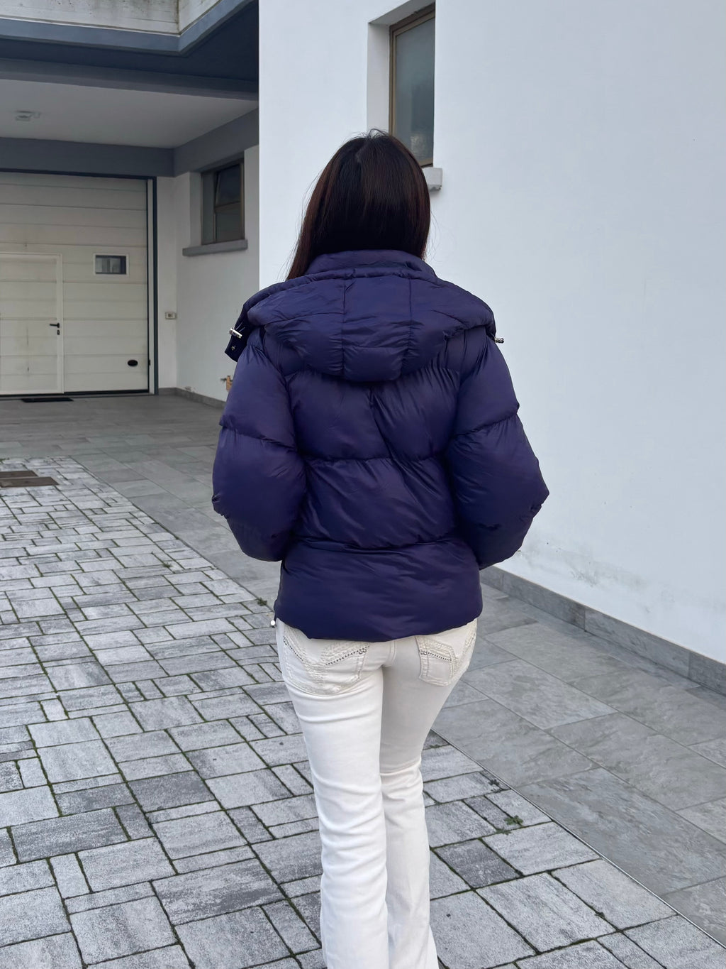 Premium Puffer Jacket - navy blue