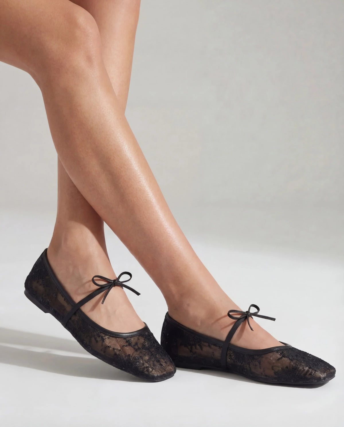 Ballerina flats – black