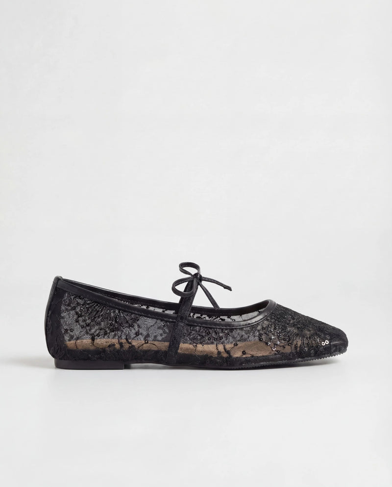 Ballerina flats – black