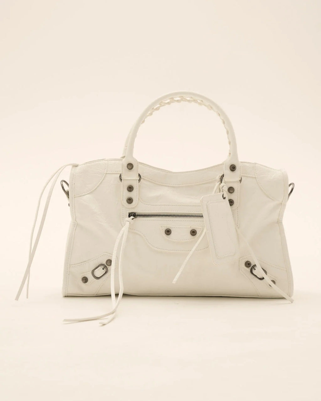 It girl bag L-white