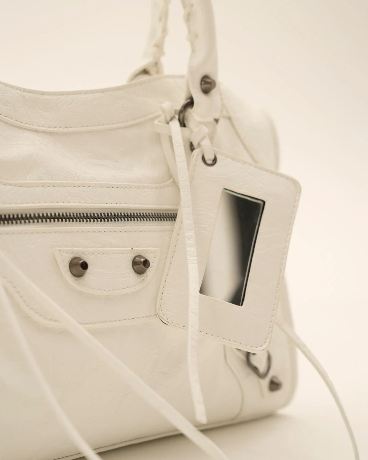 It girl bag L-white