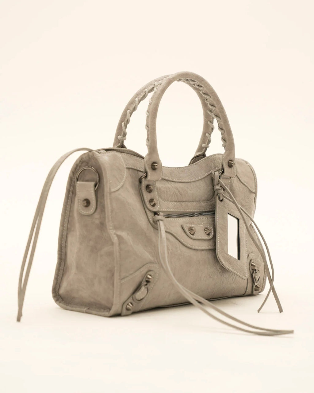It girl bag M-light grey