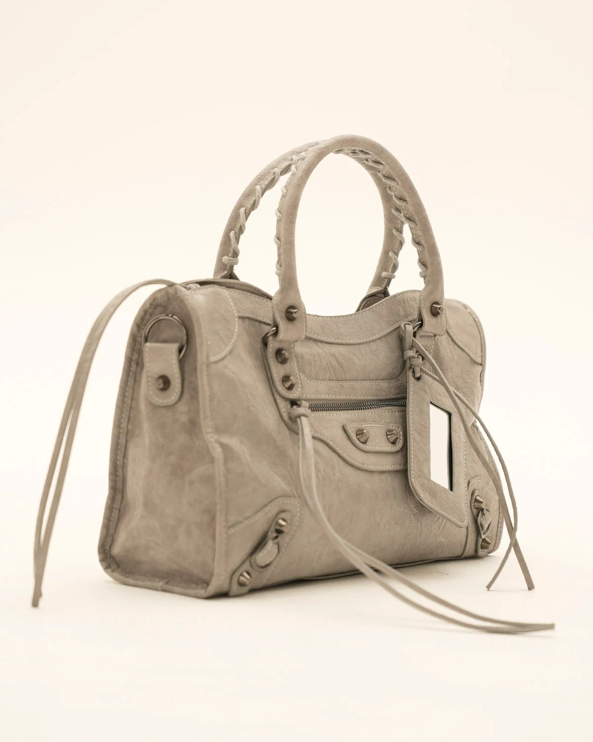 It girl bag M-light grey