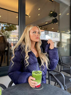 Premium Puffer Jacket - navy blue